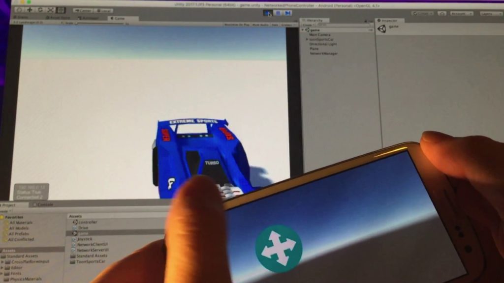 Creating a Game Controller from a Mobile Device with Unity: Part 2