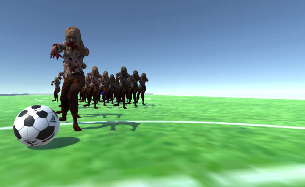 Scary Zombie Soccer with NavMesh Agents in Unity Part 3