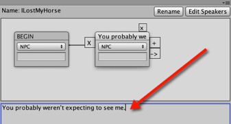 Dialogue Tree – Having a conversation with an NPC